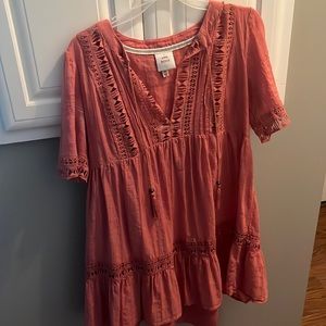 Short coral dress from belk work more than once
